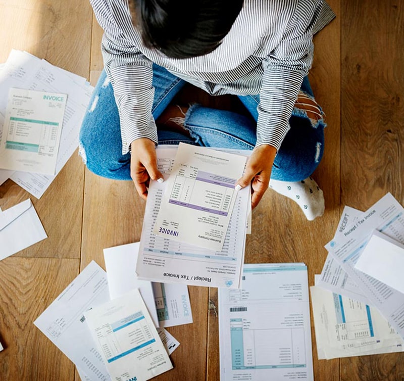 Over Head in Debt