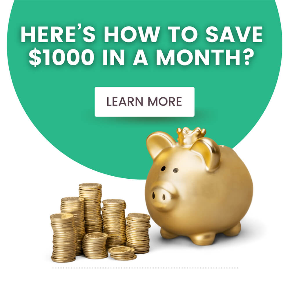 Here's How to Save $1000 in a Month