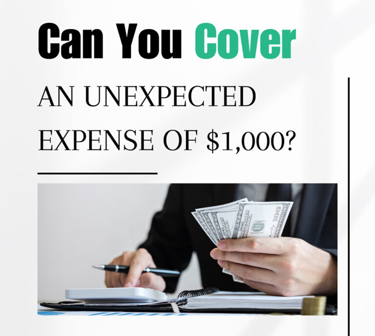 Can You Cover an Unexpected Expense of $1,000?